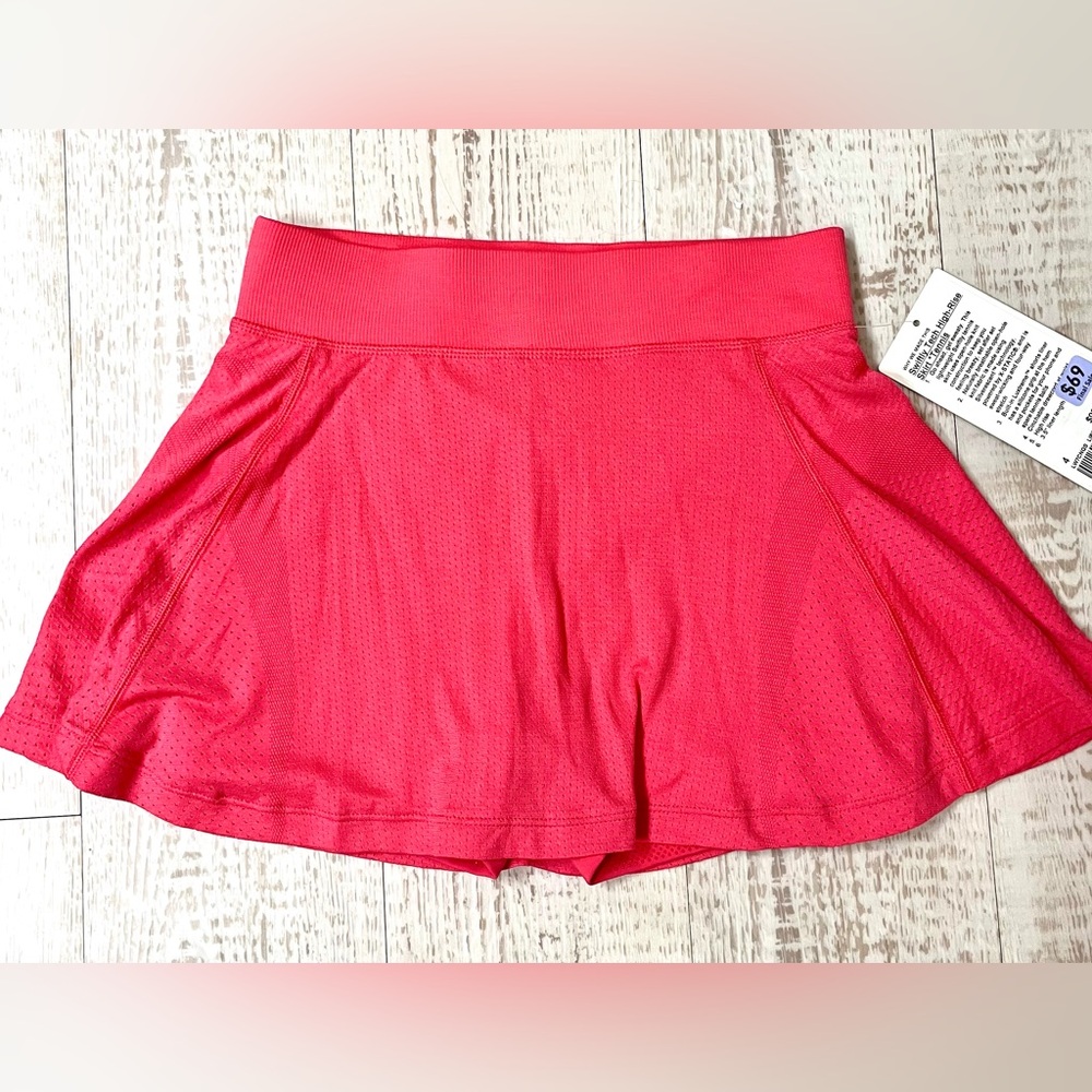 *NWT* Lululemon Swiftly Tech HR Skirt — Lipgloss / Size 4